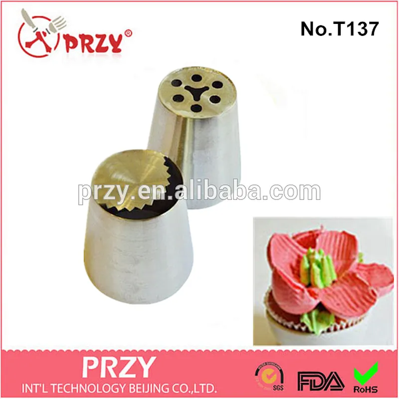 T137 Christmas series stainless steel nozzle for cake decoration baking tips