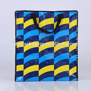 Polypropylene coated BOPP waterproof custom recyclable shopping bag wholesale