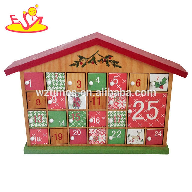 2018 wholesale baby wooden calendar christmas decoration wooden calendar funny wooden calendar W02A175