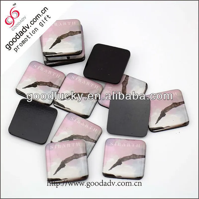 Beautiful clear plastic fridge magnet / crystal epoxy fridge magnets