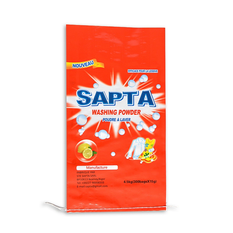 Custom Wholesale Washing Powder Bag Plastic Detergent Packaging Bag