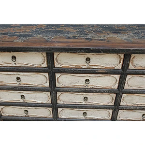 chinese antique reproduction solid wood drawer storage cabinet sideboard furniture