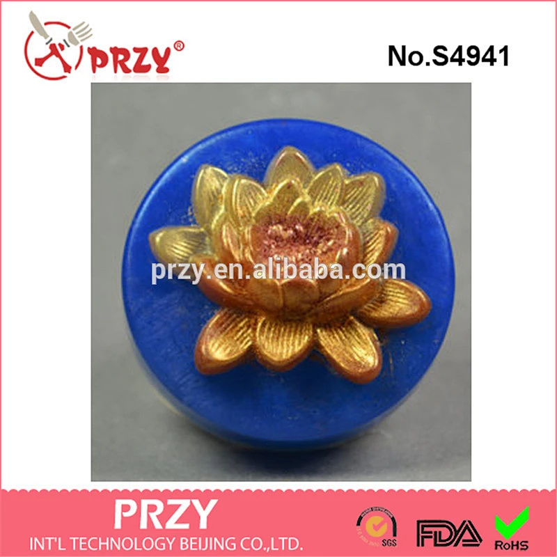 S4941 peony flower 3d silicone molds handmade soap mold silicone soap molds