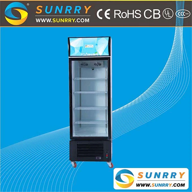 Hot Sales Single Door Air Cooling Refrigerator Beverage Display Cabinet Price