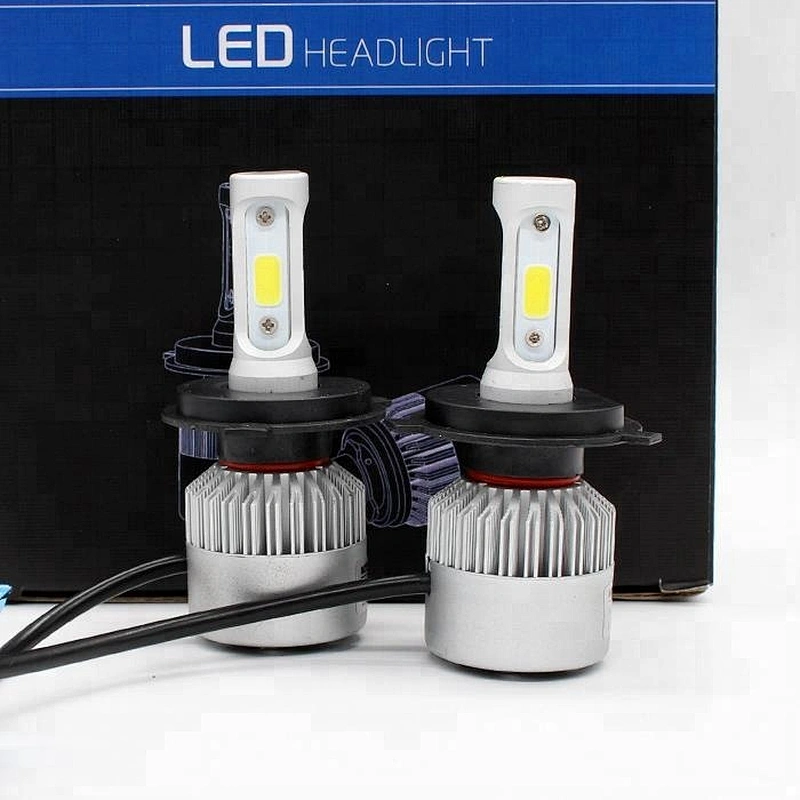 Lightech 12V 8000Lm COB LED Bulb S2 9004 9007 H13 HB2 9008 Mini High Low H4 Headlights kit