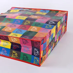Custom wholesale color printing shopping bag supermarket