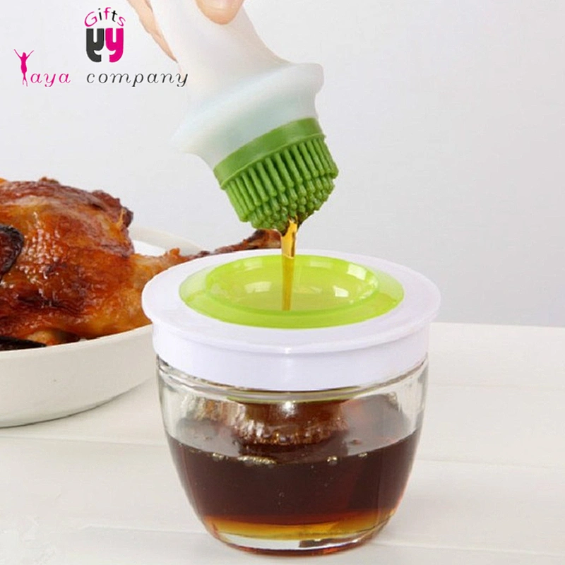 High Temperature Resistant Barbecue Baking Tools Oil Silicone Bottle Brush Set