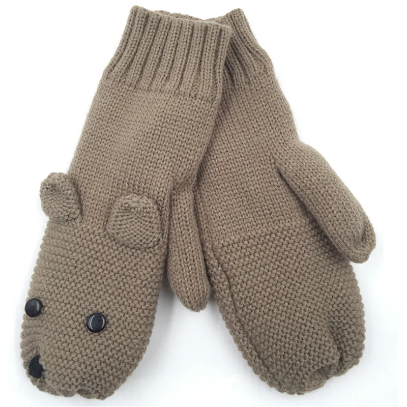 long fingerless gloves/women winter thick knit mittens