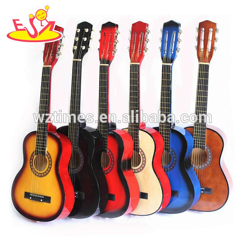wholesale unique wooden children's guitar newly wooden children's guitar W07H025