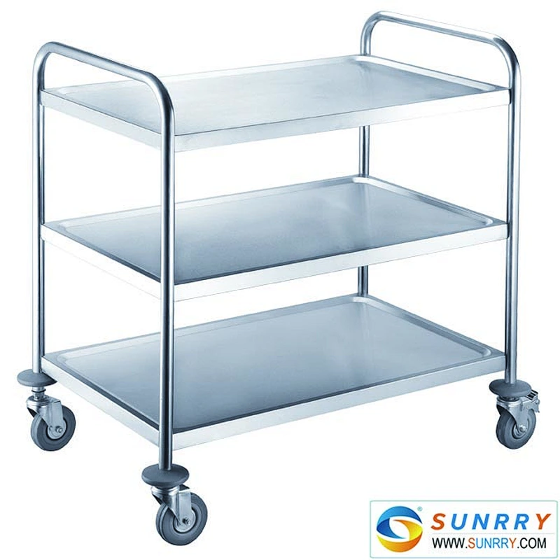 Good Quality Folding Food Service Trolley Prices Round Hotel Laundry And Cleaning Equipment