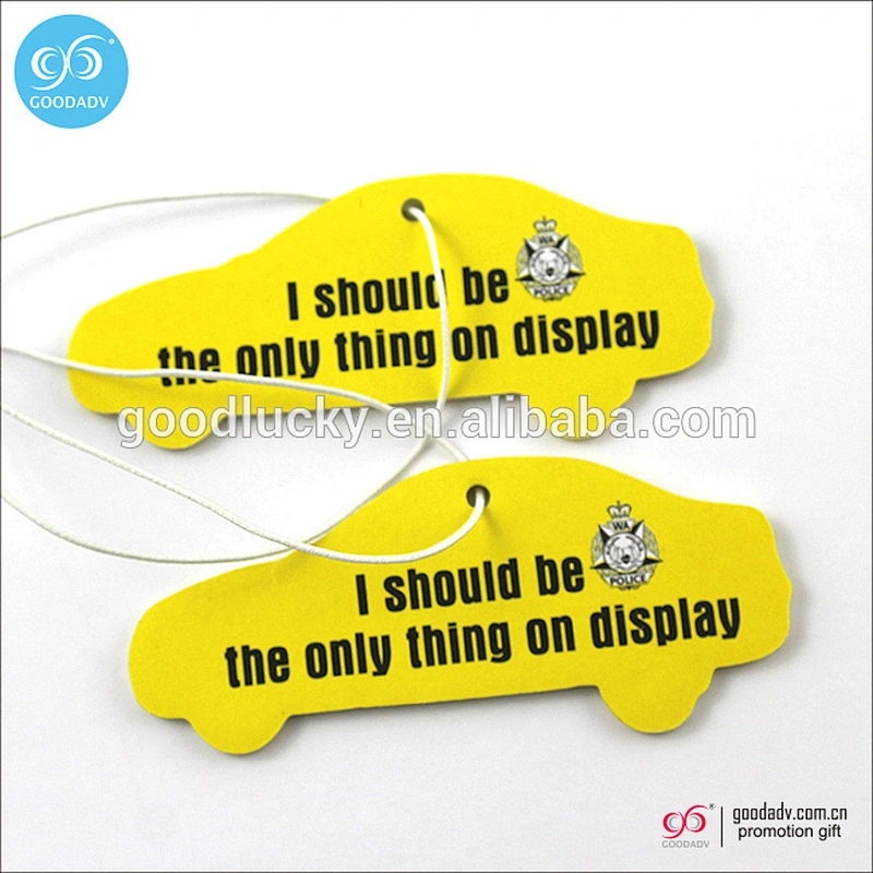 OEM Custom printed Novelty air car Freshener