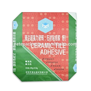 Side gusset cement, glue packaging kraft paper bag with valve port and block bottom