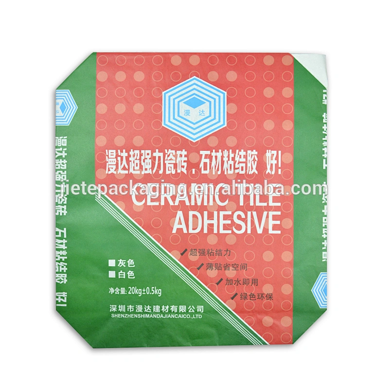 Side gusset cement, glue packaging kraft paper bag with valve port and block bottom