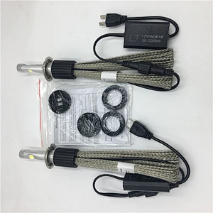 Car Led Headlight 8000lm 60w  L7 H7 Motorcycle Light Auto H7 Led Headlight