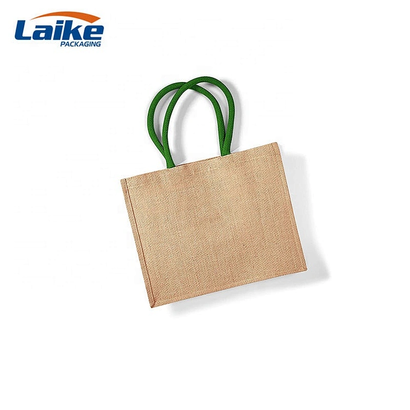 Wholesale Jute sack   Custom OEM  printing waterproof and reusable shopping beach tote  bag
