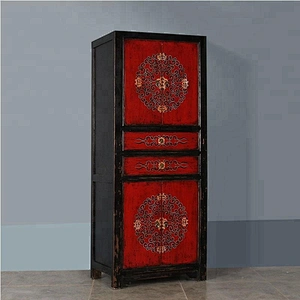wholesale chinese antique reproduction painted lacquer bedroom furniture