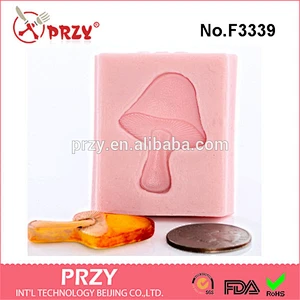 F3339 Mushroom Silicone Mold for cake decoration food grade silicone fondant mold mushroom mold for cake