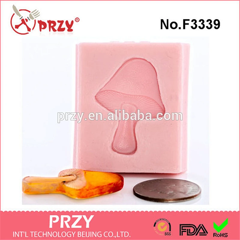 F3339 Mushroom Silicone Mold for cake decoration food grade silicone fondant mold mushroom mold for cake