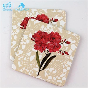 Customized picture mdf Coaster / Placemat / Hot Pad for canteen/restaurant