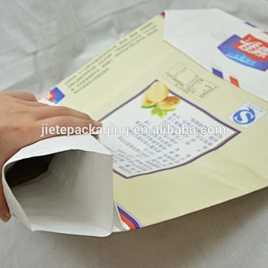 food grade 15kg 25kg 50kg potato starch, flour paper bags with valve port for wholesale