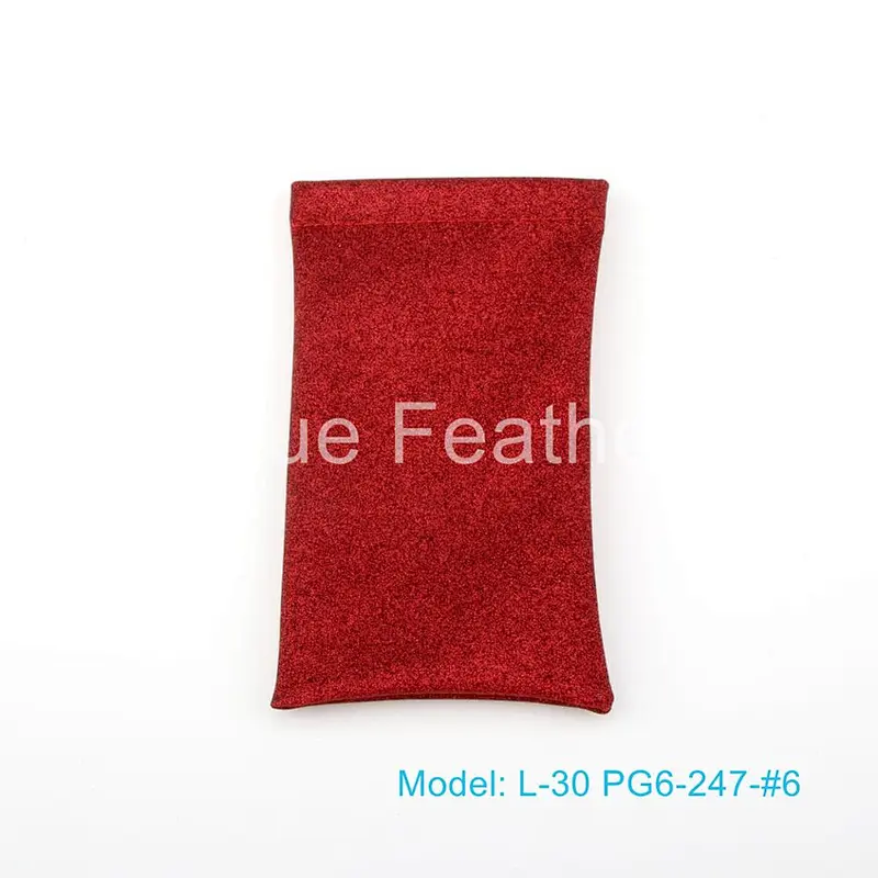 Sparking Paillette Coloured Soft PU Leather Sunglasses Pouch