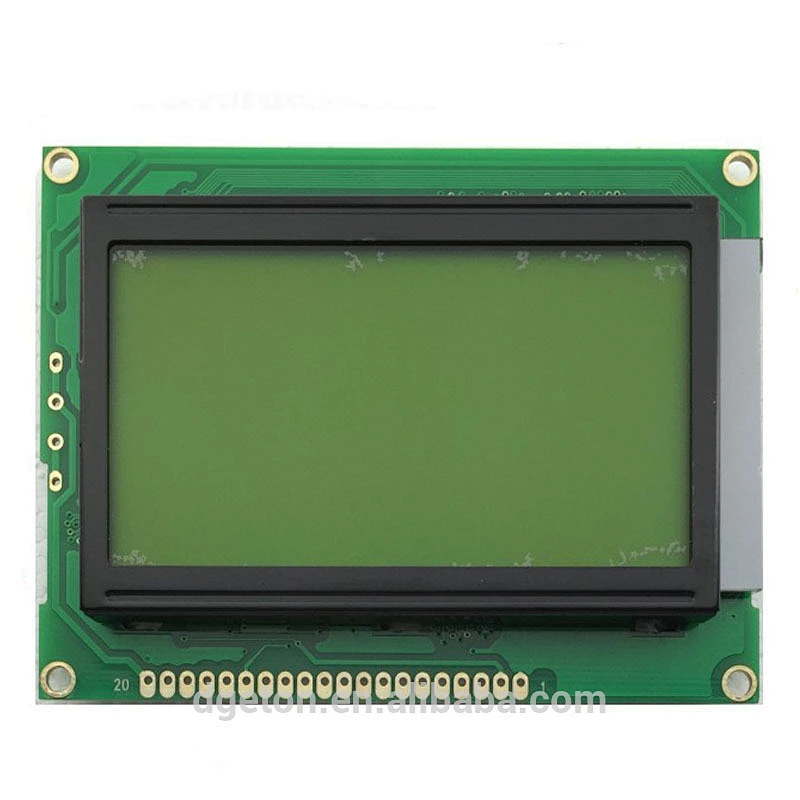 BLUE 128X64 pixel LCD display module for MEDICAL EQUIPMENT