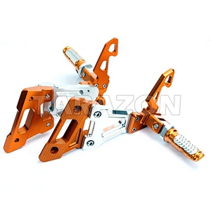 CNC Alloy Aluminium Adjustable Motorcycle Rear Sets for KAWASAKI Ninja 250