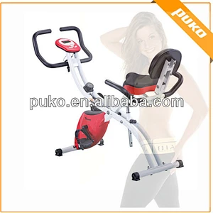 recumbent exercise trainer with moving arms