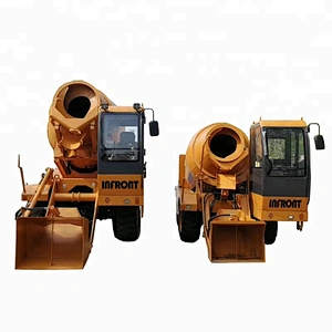 Self-Loading Small Concrete Mixer 2.5 m3 Motomixer 4X4 Loader Dumper FOB Refere