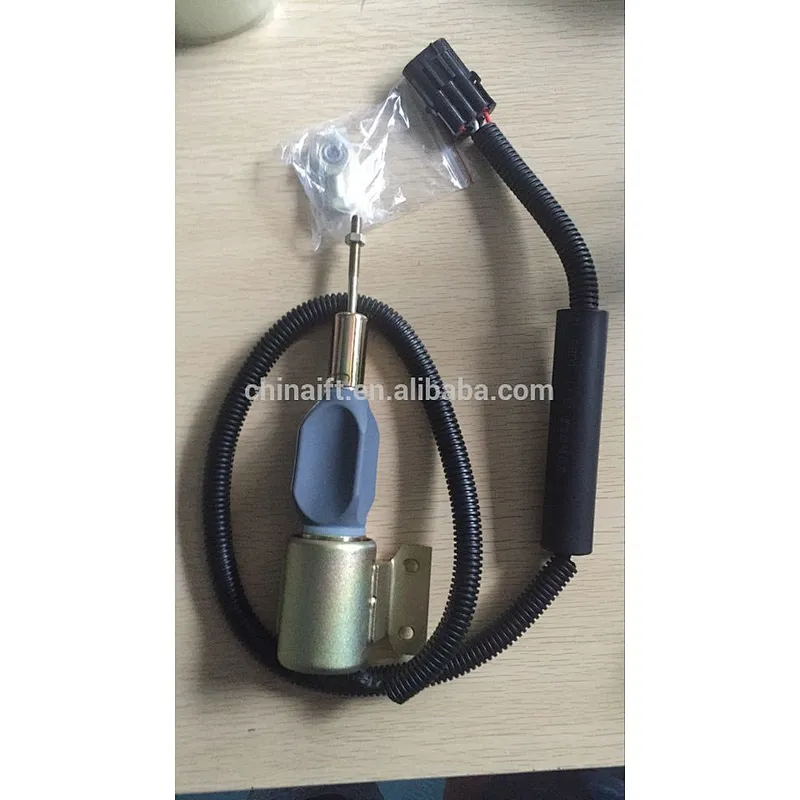 24V Diesel Engine Stop Solenoid Valve 3932529 3932530 for sale