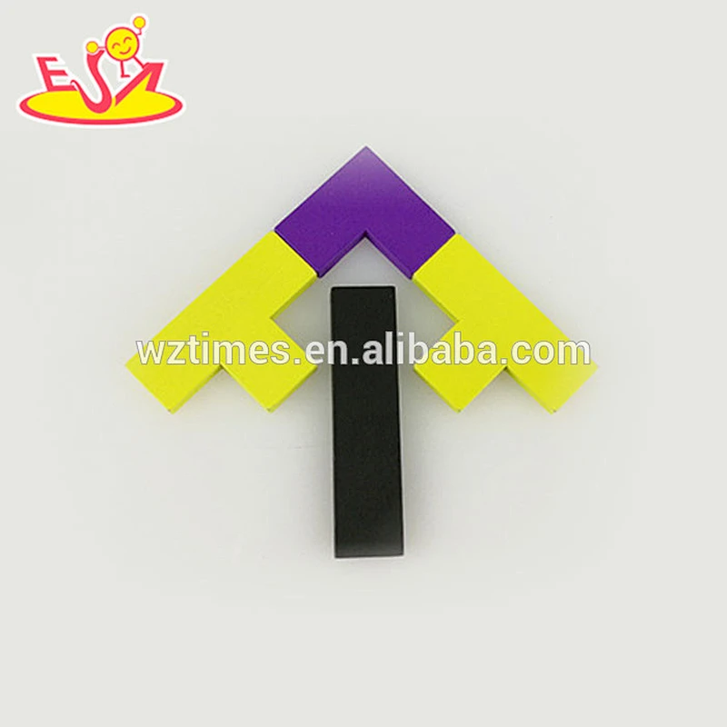 2018 wholesale baby toy wooden tetris intelligence kids toy wooden tetris popular children toy wooden tetris W13A102