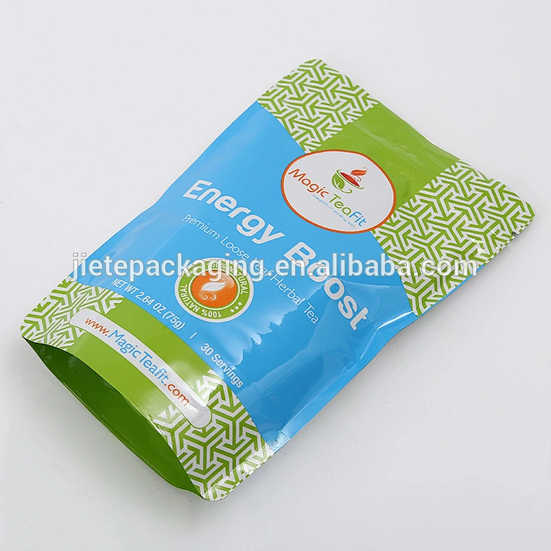 customized food grade moisture-proof pe bag tea packaging