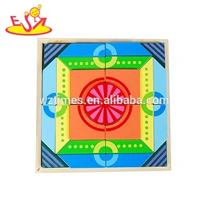 Puzzlespielspielzeug des ersten Puzzlespielzeugs des Babys des Babys bunte buntes für Kinder diy Gebäude W14C255
