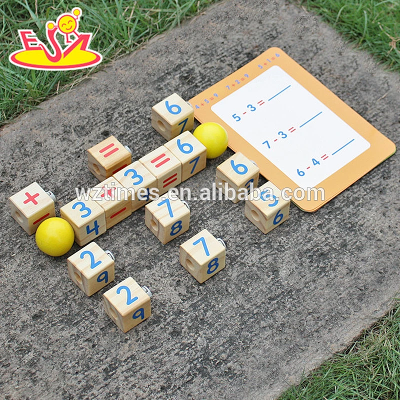 2018 wholesale baby wooden learning blocks new design kids wooden learning blocks best children wooden learning blocks W12F017