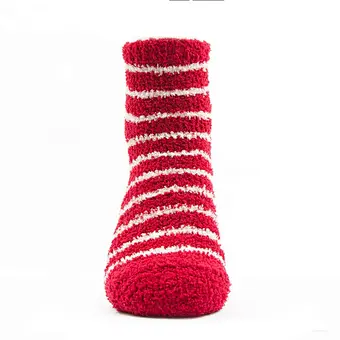 Custom half terry adult size cotton women basketball sox sport non slip socks