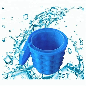 Magic Ice Cube Maker Genie The Revolutionary Space Saving Silicone Ice Cube