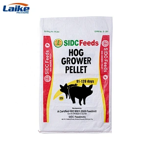 High quality feed packaging horse print food bag corn feed sack fish feed bag
