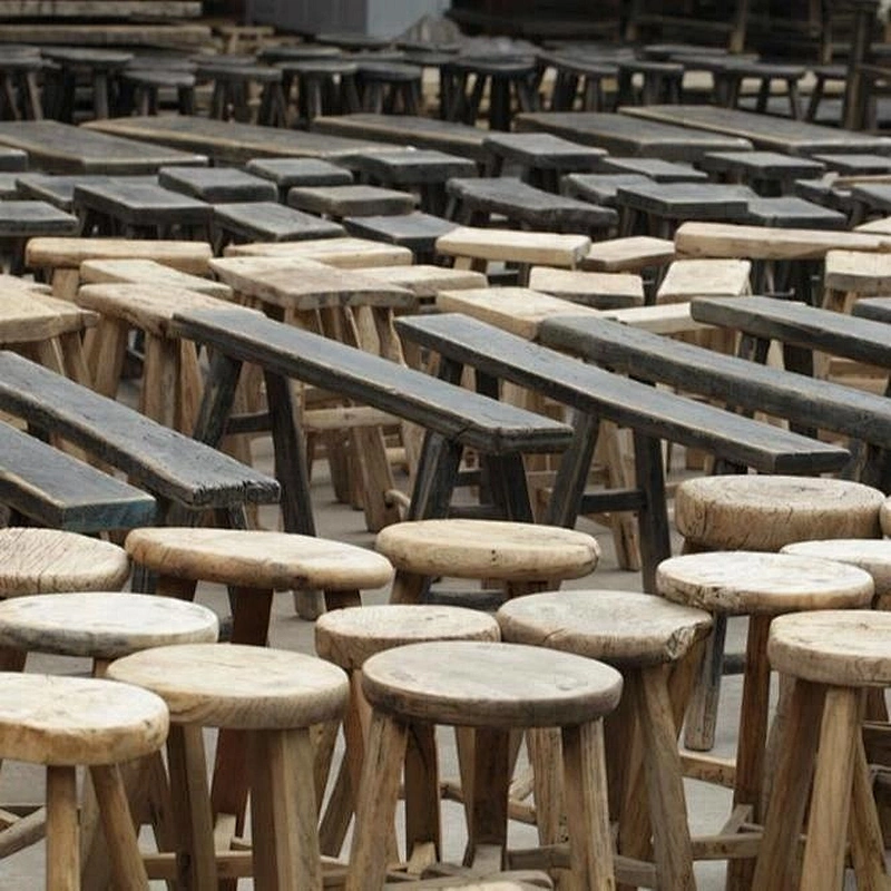 wholesale Indonesian rustic reclaimed bench wood old furniture