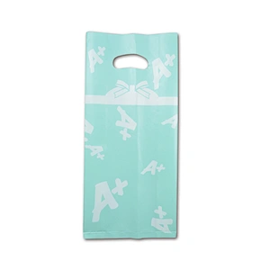 Beautiful PE plastic gift packing bag with handle for ,market