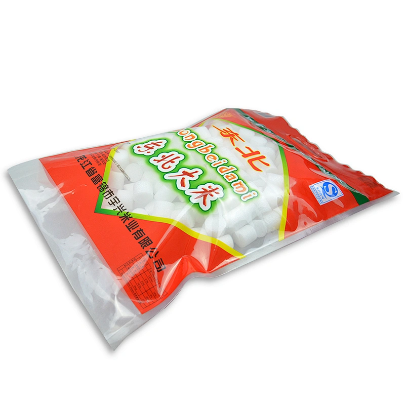 5kg vacuum bag plastic rice bag with handle