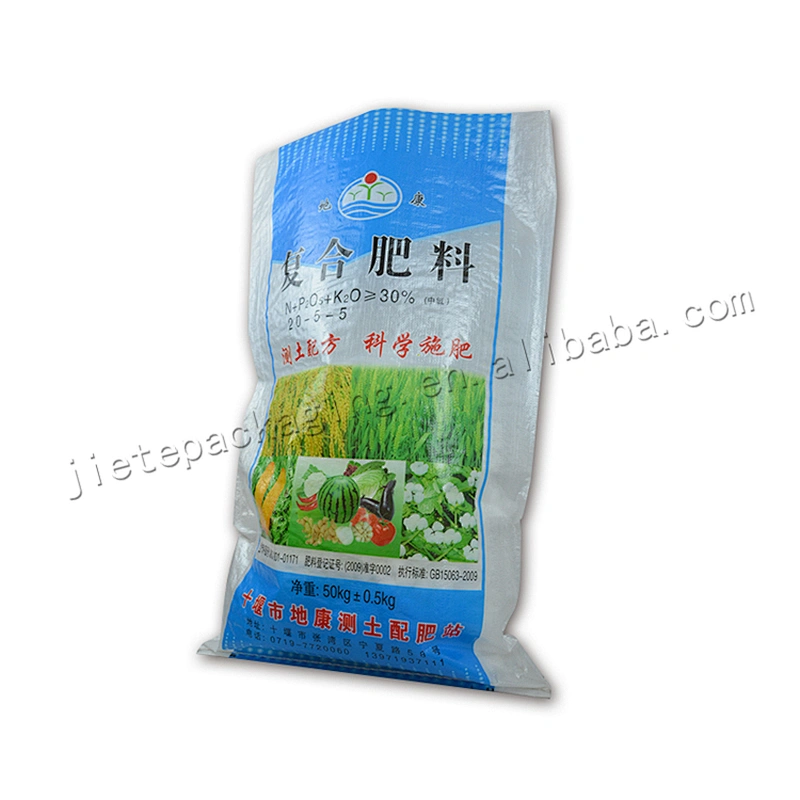 transparent pp woven organic compound fertilizer packaging bag for farm