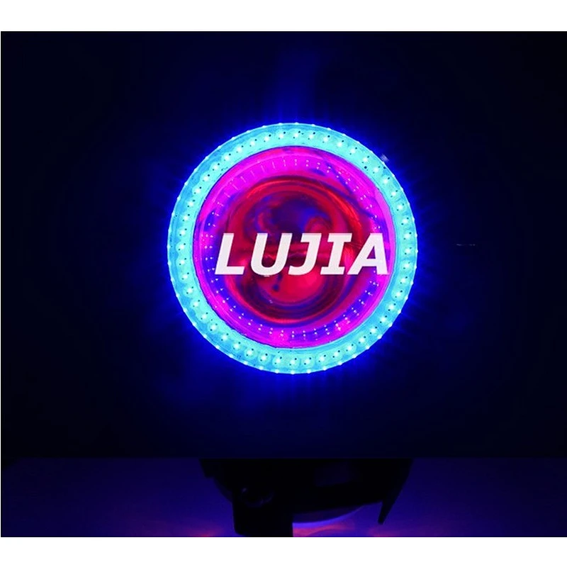 Motorcycle Headlights U7 Fog Light Spot Lamp 10W Black with high/low beam ,flashing/strobe