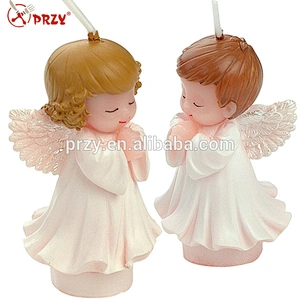 S4110 PRZY Cartoon Angel candle silicone mold handmade soap silicone molds cake decorations