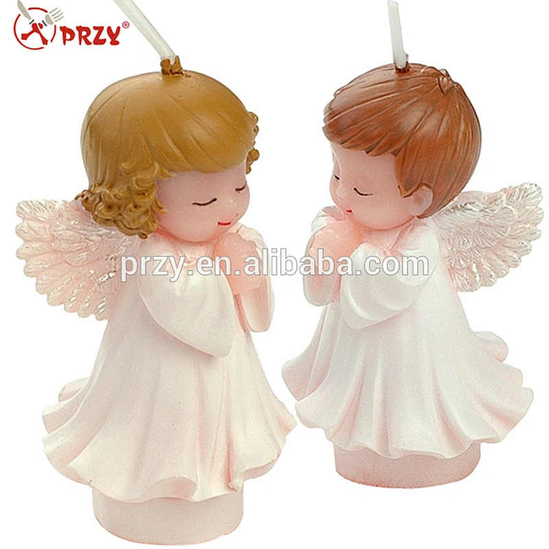 S4110 PRZY Cartoon Angel candle silicone mold handmade soap silicone molds cake decorations