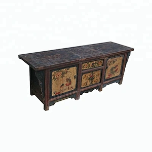 wholesale antique reproduction old distressed painted storage furniture