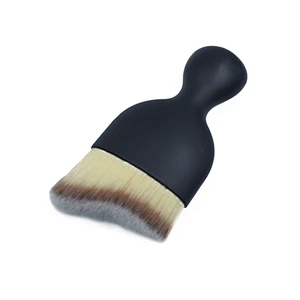 wholesale 2017 new curved face foundation high quality small profession cosmetic makeup brush
