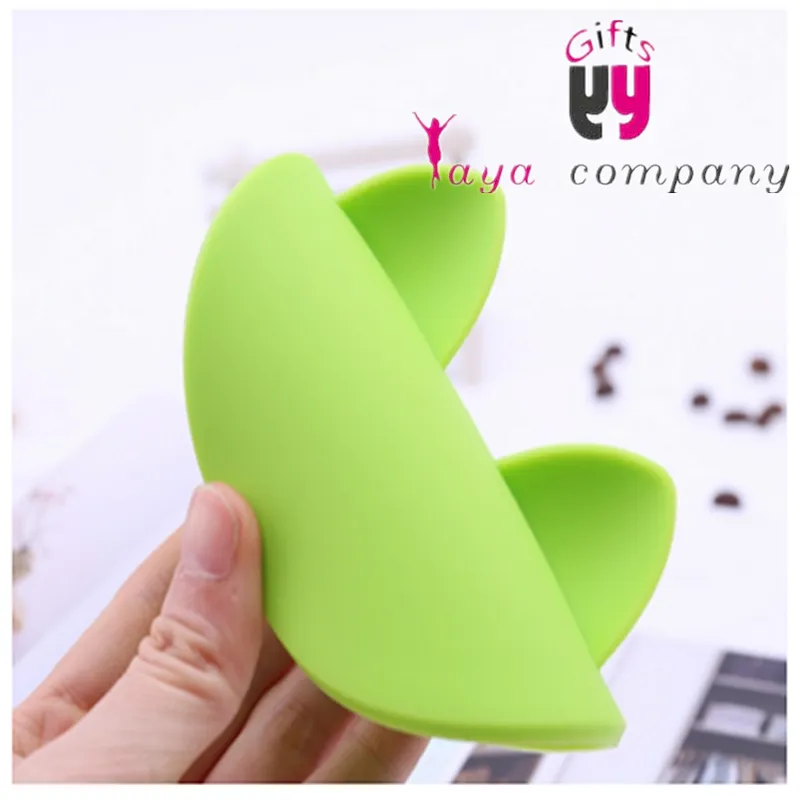 Cute cat ears Silicone FDA Glass coffee lid