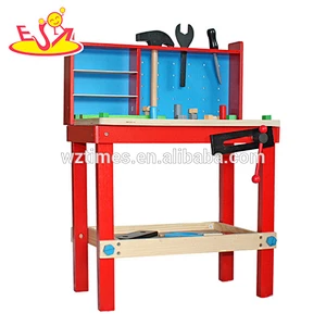 2018 wholesale kids wooden tool play set new design baby wooden tool play set cheap children wooden tool play set W03D044