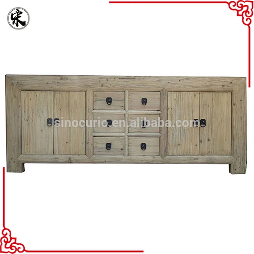 2017 vintage furniture recycled wood furniture kitchen cabinet