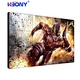 Imported original Korea LCD video wall 49" with 3x3 video wall controller,wall mount rack Original manufacture shenzhen HBONY